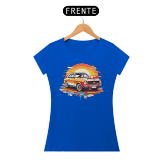 Nome do produto Camiseta Feminina Carro Tinta