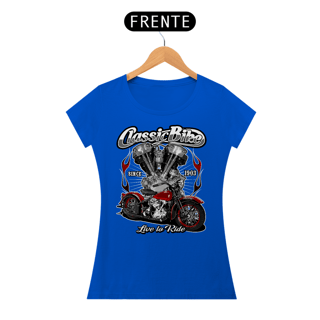 Nome do produto Camiseta Feminina Bike Live to Ride