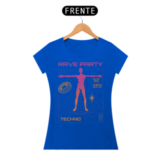 Nome do produto Camiseta Feminina Rave Party