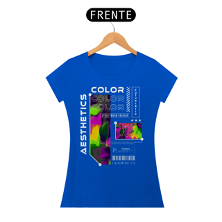 Nome do produto Camiseta Feminina Aesthetic Color