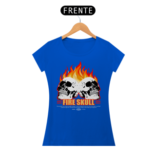 Nome do produto Camiseta Feminina Fire Skull