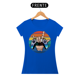 Nome do produto Camiseta Feminina Gamer Controle