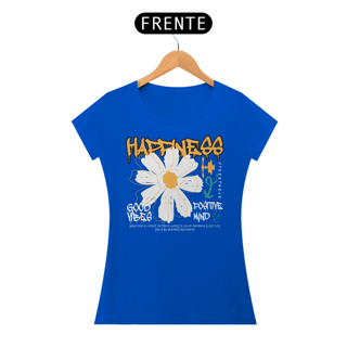Nome do produto Camiseta Feminina Happiness