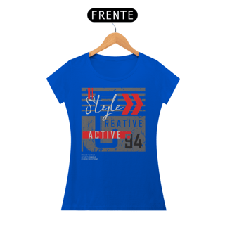 Nome do produto Camiseta Feminina Style