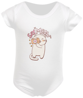 Nome do produto Body Infantil / Gato Meow