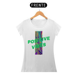 Nome do produto Camiseta Feminina Positive Vibes