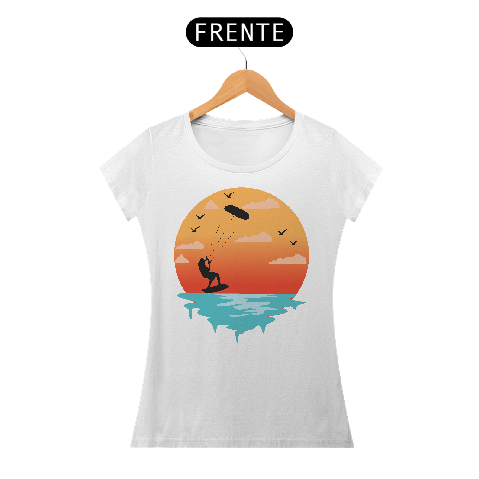 Camiseta Feminina Sol Wind Surf