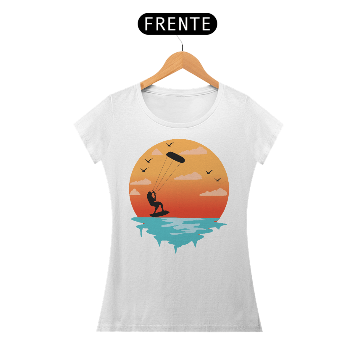 Nome do produto: Camiseta Feminina Sol Wind Surf