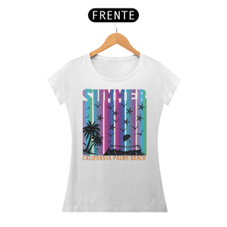 Nome do produto Camiseta Feminina Summer Palms Beach