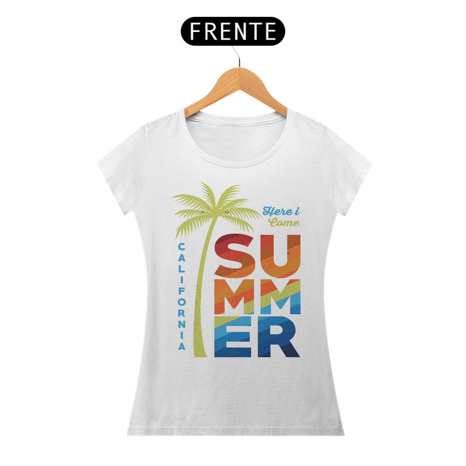 Camiseta Feminina Here I Come Summer