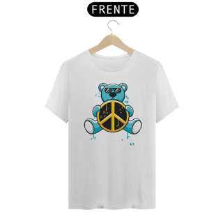 Nome do produto Camiseta Urso Símbolo Paz e mor