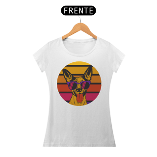 Nome do produto Camiseta Feminina Cão de Óculos