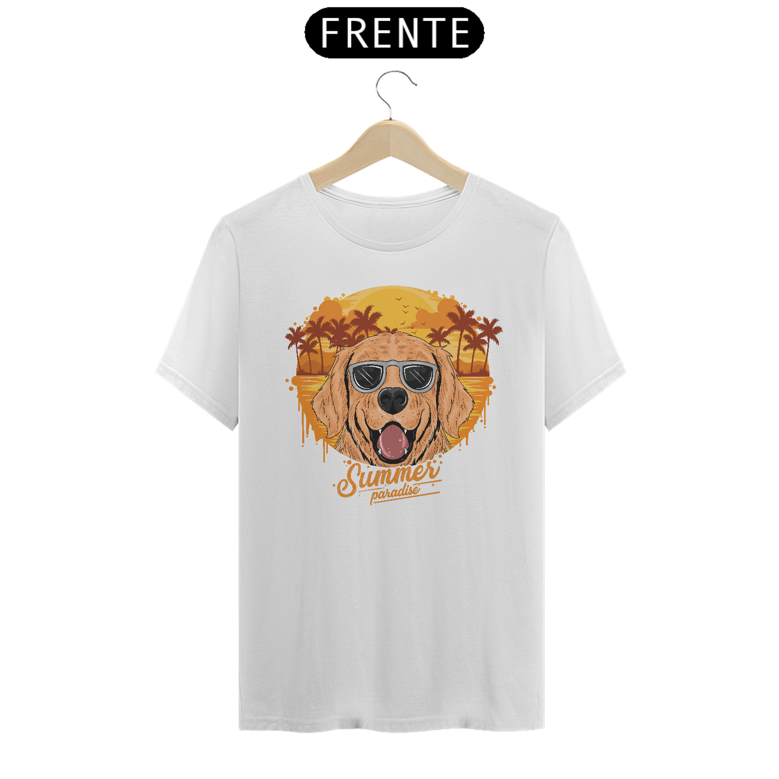 Camiseta Cão Summer