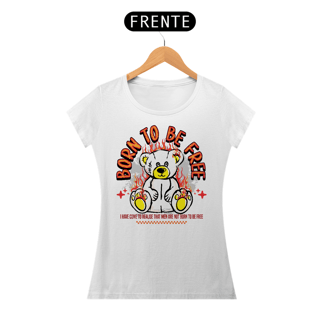 Nome do produto Camiseta Born To Be Free Urso
