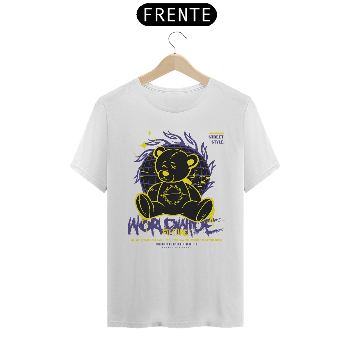 Nome do produto: Camiseta Urso World Wide