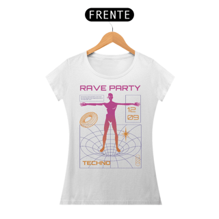 Nome do produto Camiseta Feminina Rave Party