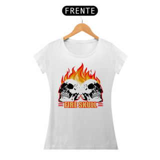 Nome do produto Camiseta Feminina Fire Skull