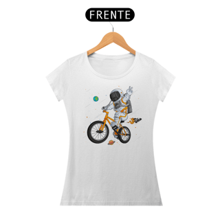 Nome do produto Camiseta Feminina Astronauta Bicicleta