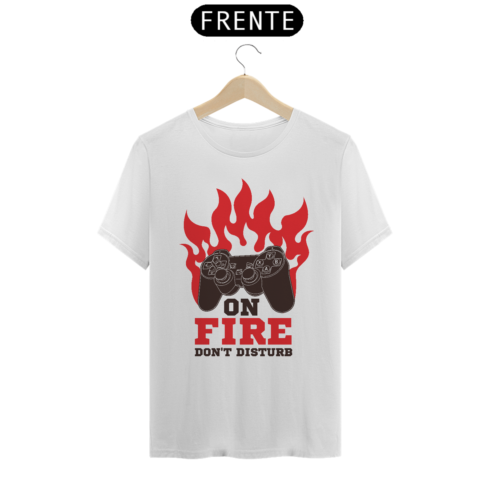 Camiseta Gamer On Fire