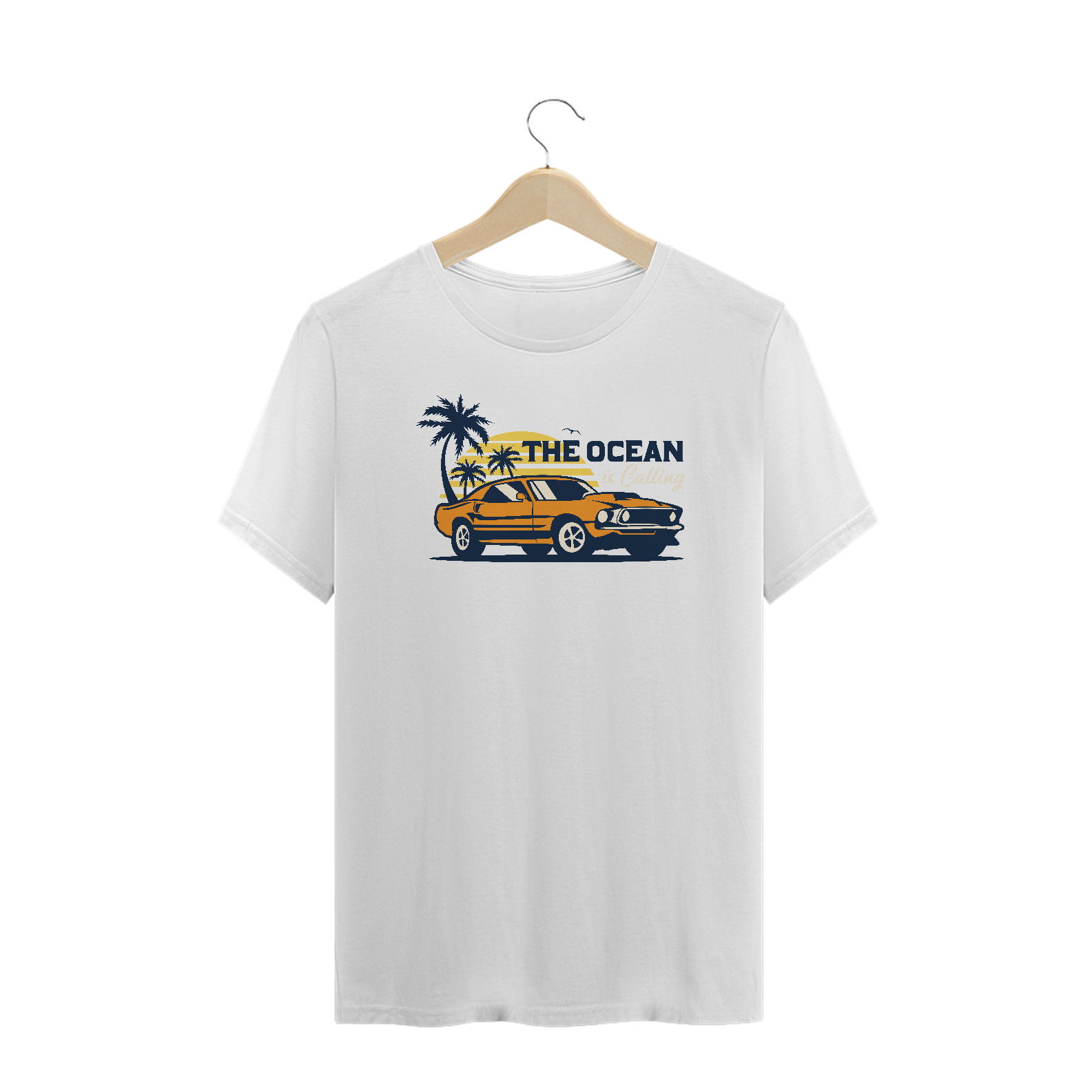 Camiseta Plus Size Carro Ocean