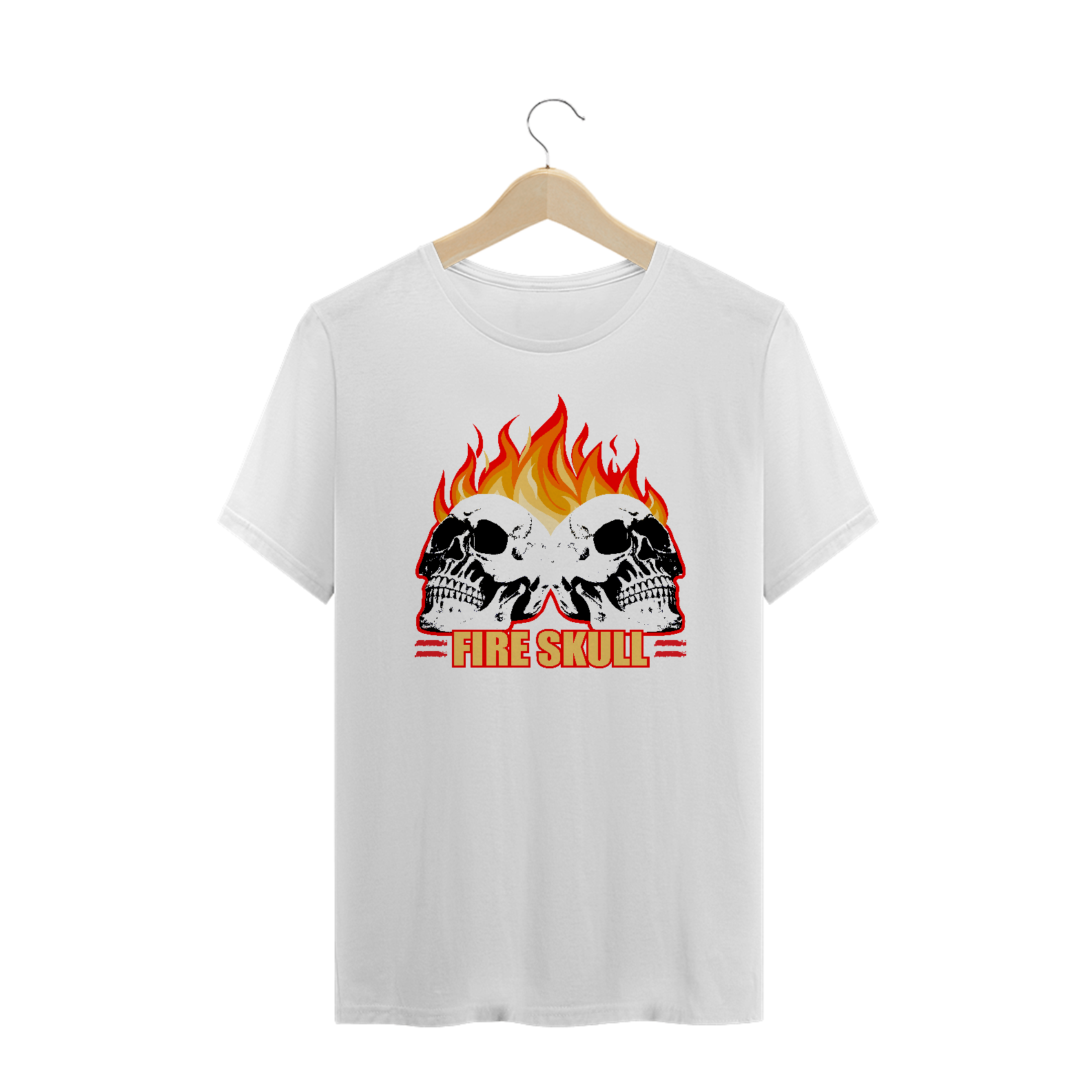 Camiseta Plus Size Fireskull