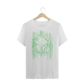 Nome do produto Camiseta Plus Size Fone Códigos