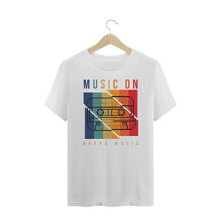 Nome do produto Camiseta Plus Size Music On