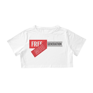 Nome do produto Cropped Free Generation
