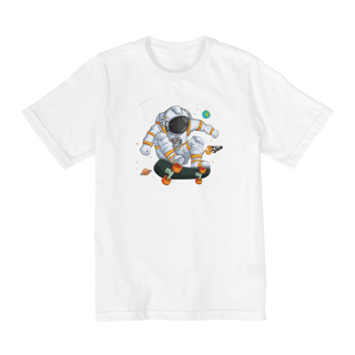 Nome do produto Camiseta Infantil 10 a 14 anos / Astronauta Skate