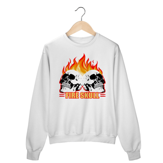 Nome do produto Moletom Blusão Fire Skull