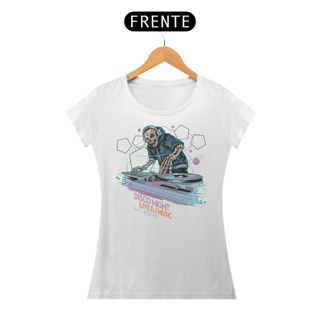 Nome do produto Camiseta Feminina DJ Esqueleto