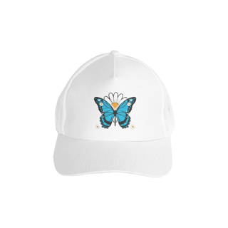 Nome do produto Boné com Tela Borboleta Flor