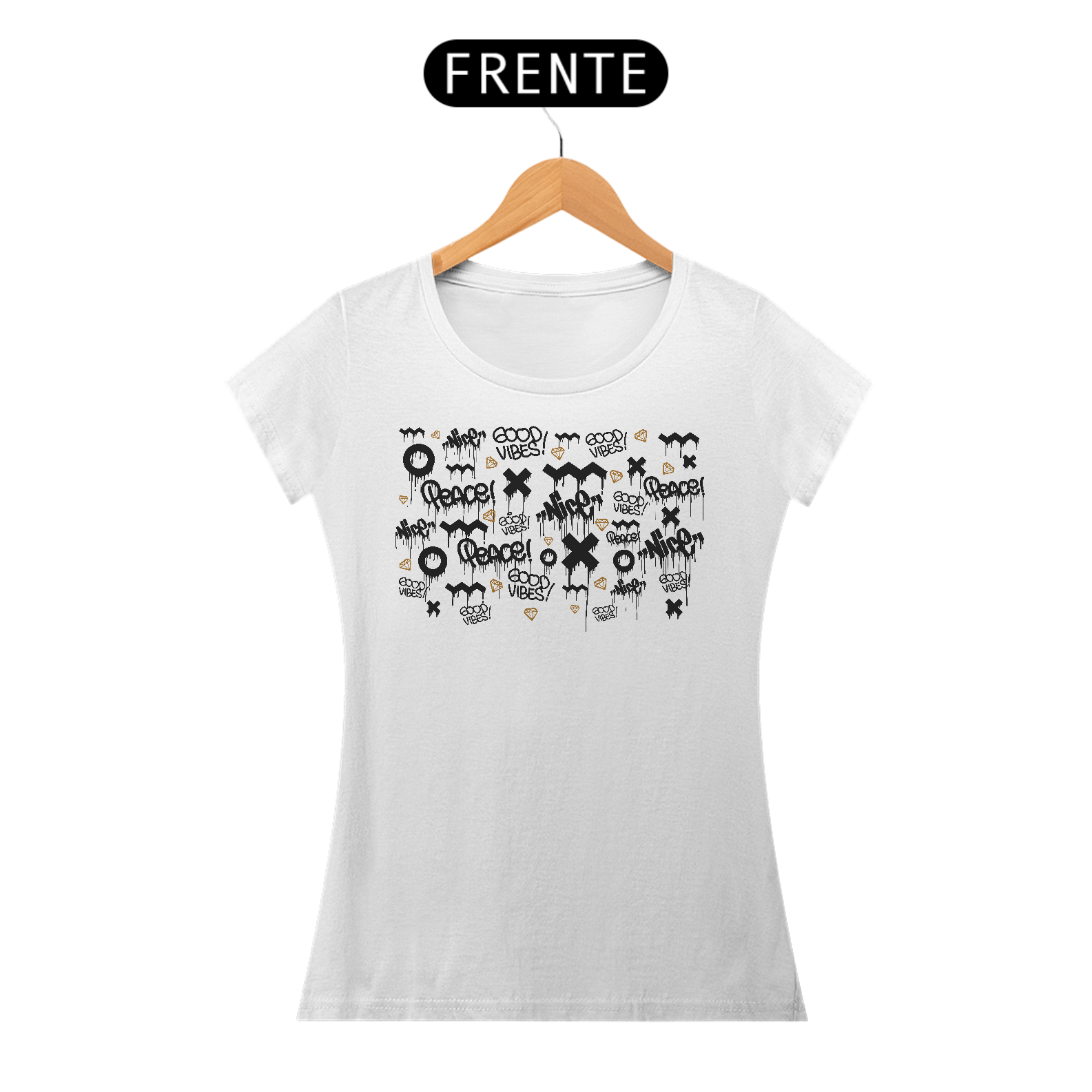 Camiseta Feminina Graffiti III