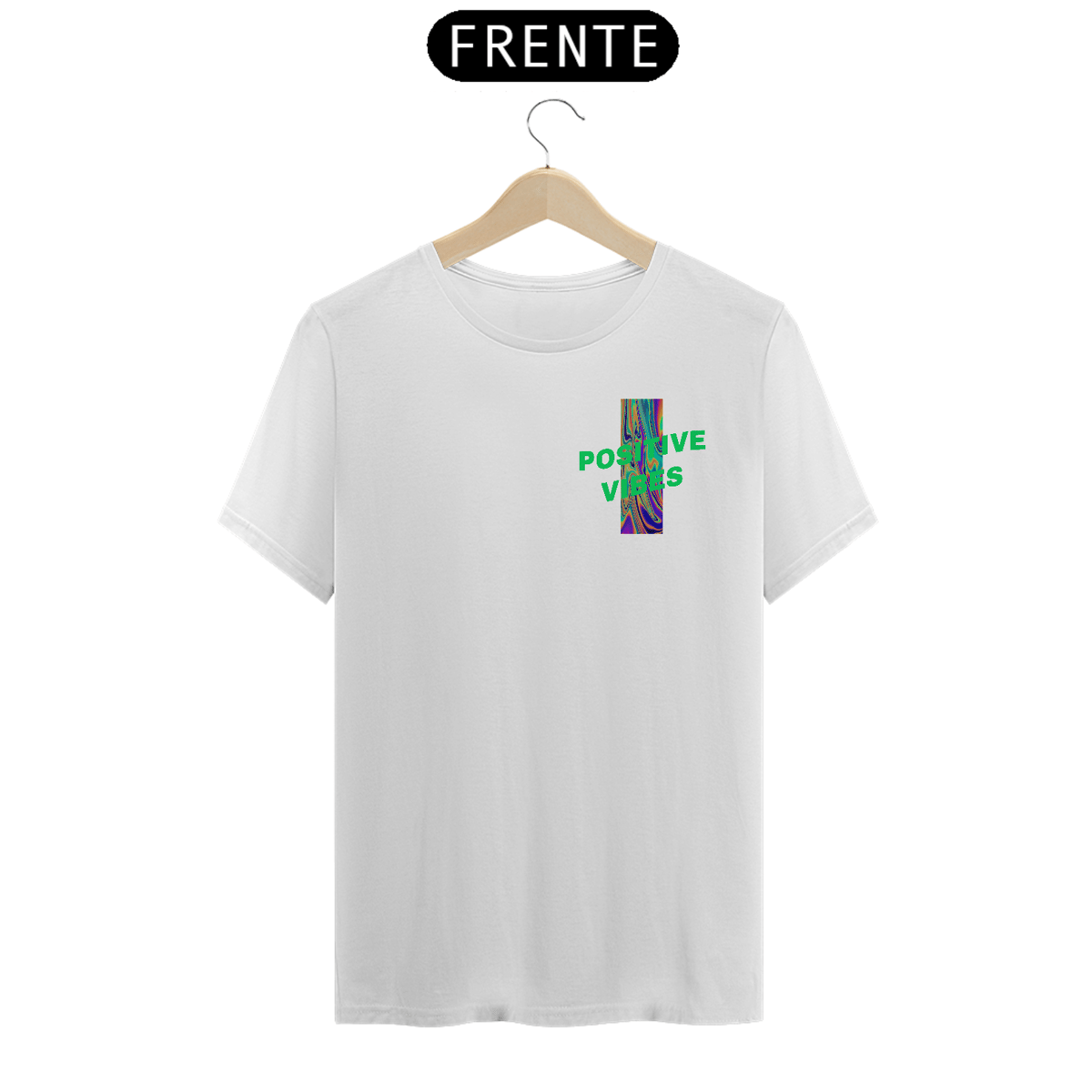 Nome do produto: Camiseta Positive Vibes