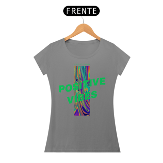 Nome do produto Camiseta Feminina Positive Vibes