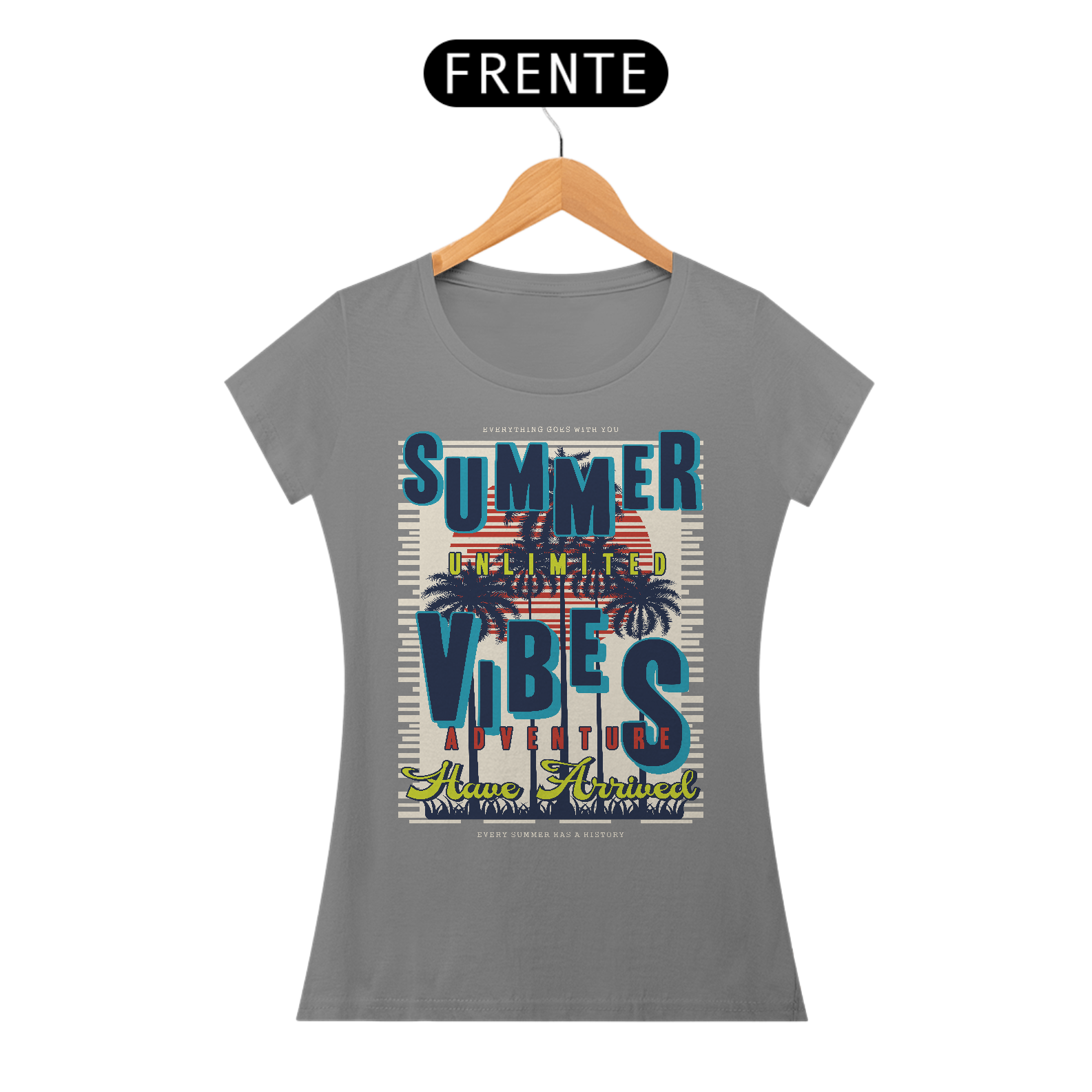 Camiseta Feminina Summer Vibes Adventure