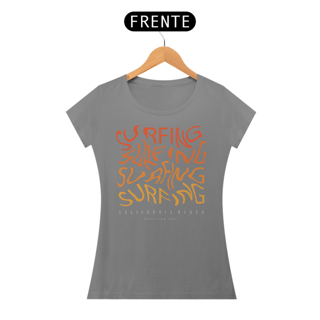 Nome do produto Camiseta Feminina Surfing California Beach