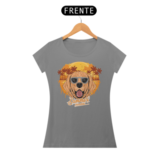 Nome do produto Camiseta Feminina Cão Summer