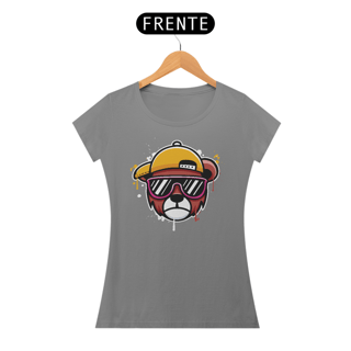 Nome do produto Camiseta Feminina Urso de Boné
