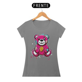 Nome do produto Camiseta Feminina Urso Rosa