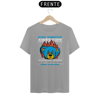 Nome do produto Camiseta Urso Stay Positive