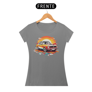 Nome do produto Camiseta Feminina Carro Tinta