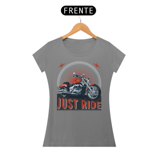 Nome do produto Camiseta Feminina Just Ride