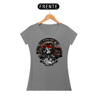 Nome do produto Camiseta Feminina V-Twin Squad