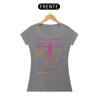 Nome do produto Camiseta Feminina Rave Party