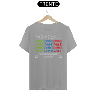 Nome do produto Camiseta Caveiras Colorful