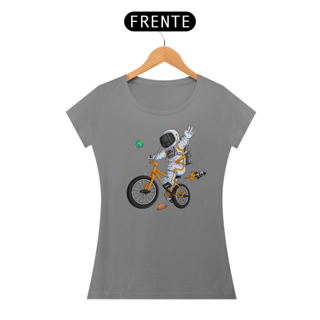 Nome do produto Camiseta Feminina Astronauta Bicicleta