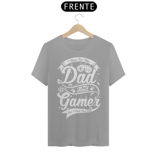 Nome do produto Camiseta Dad and Gamer