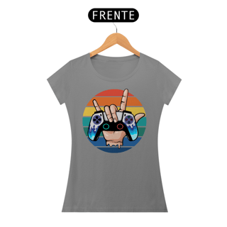 Nome do produto Camiseta Feminina Gamer Controle