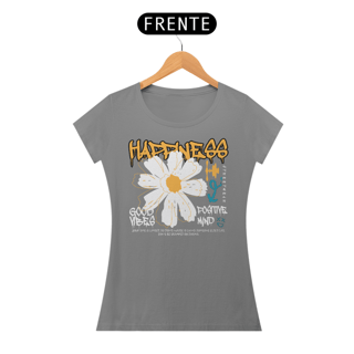 Nome do produto Camiseta Feminina Happiness